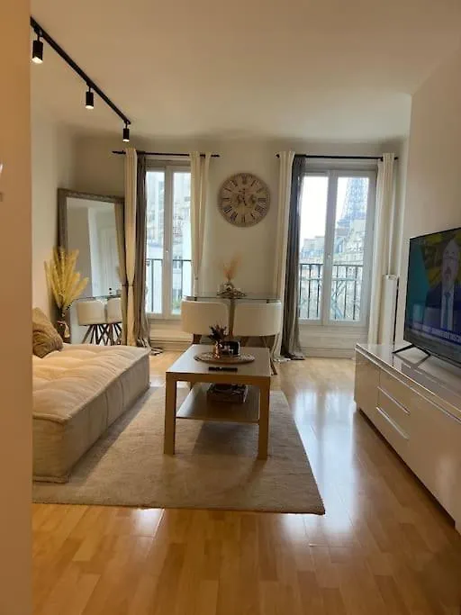Vue Tour Eiffel Trocadero 파리
