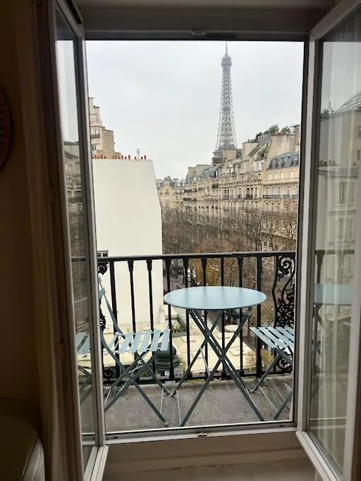 Vue Tour Eiffel Trocadero Apartment Paris