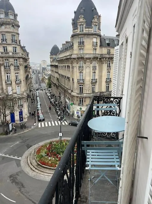Vue Tour Eiffel Trocadero Paris