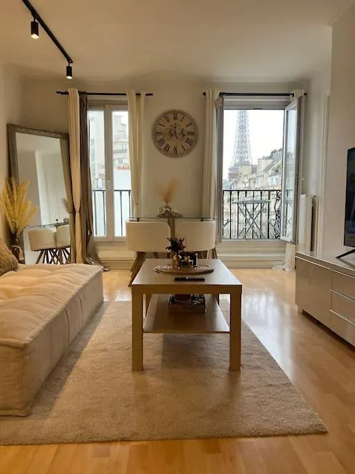 Vue Tour Eiffel Trocadero Апартаменты
